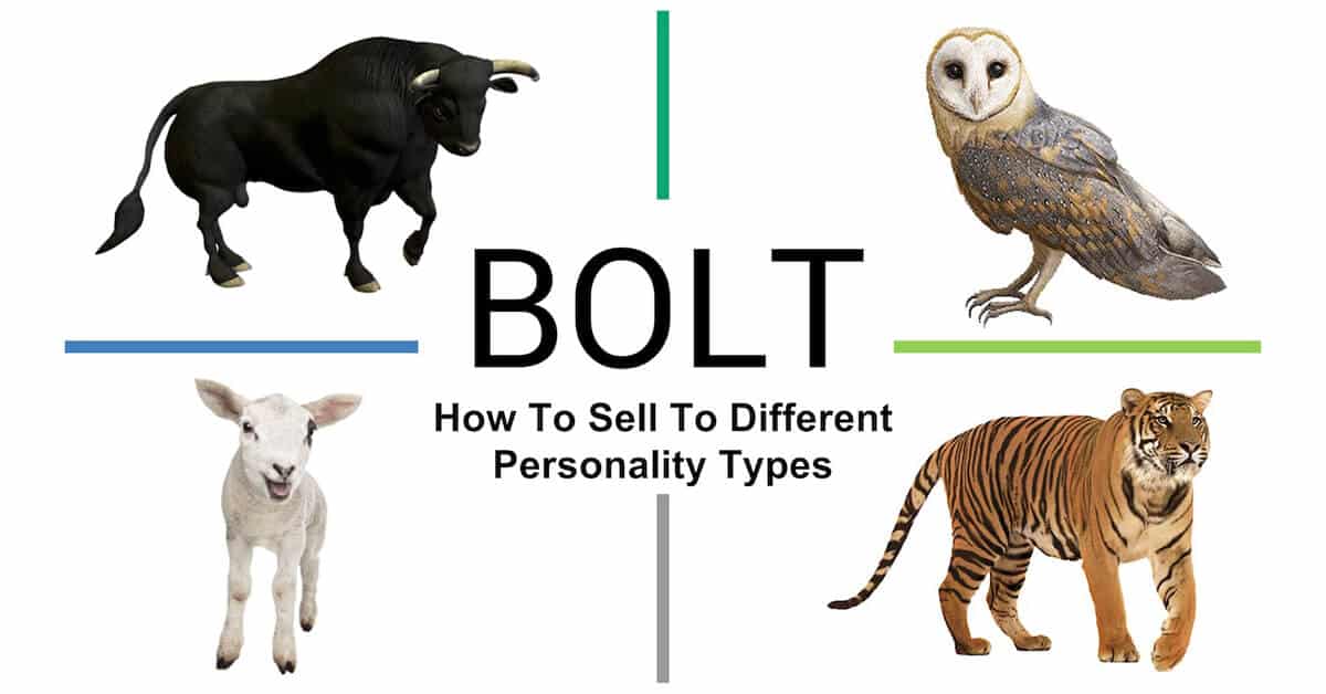 Bolt How To Sell To Different Personality Types Brokerengine