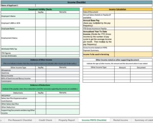 Pre-Research Checklist For Delegating Loan Research