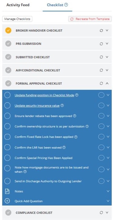 Mortgage Broker Checklist Example